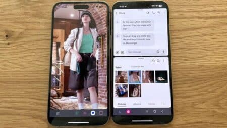 H Samsung χρησιμοποιεί δύο iPhone για να δείξει τα πλεονεκτήματα του Galaxy Z Fold 5