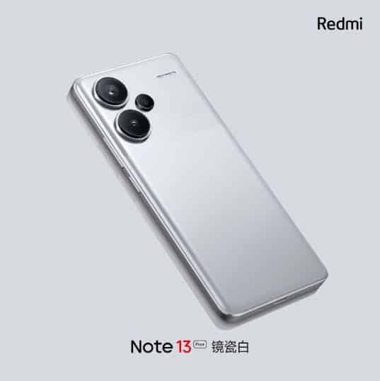 Xiaomi Redmi Note 13 Pro+, Xiaomi Redmi Note 13 Pro+: Εντυπωσιακό σε Porcelain White & Midnight Black