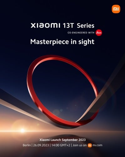 Xiaomi 13T, Xiaomi 13T: Ανακοινώθηκε η ημερομηνία κυκλοφορίας της σειράς