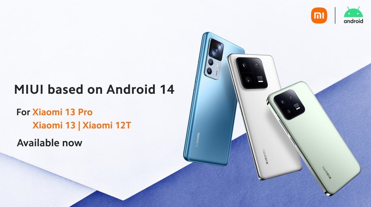Xiaomi 13, Xiaomi 13, 13 Pro & Xiaomi 12T παίρνουν ενημέρωση MIUI με βάση το Android 14