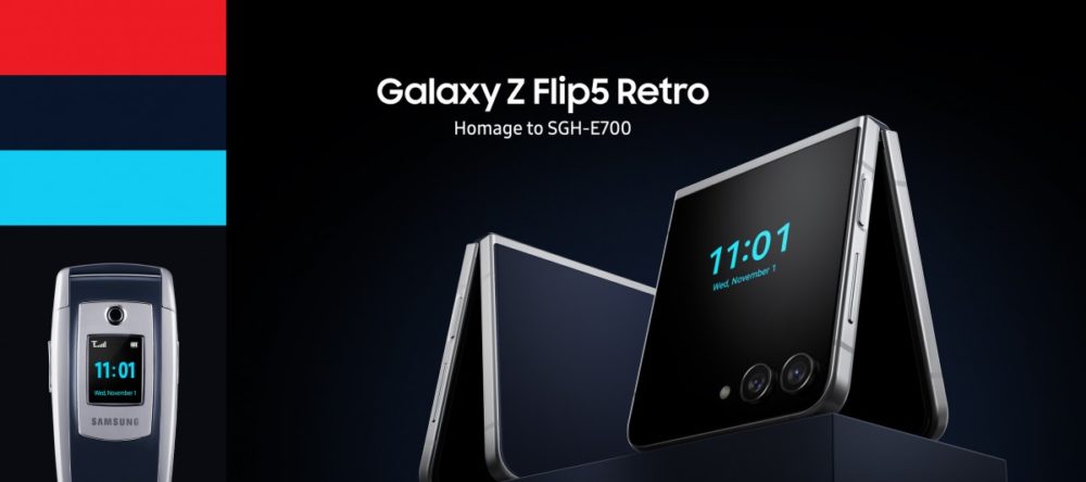 Samsung Galaxy Z Flip 5, Samsung Galaxy Z Flip 5 Retro: Τιμώντας το εμβληματικό SGH-E700 flip phone