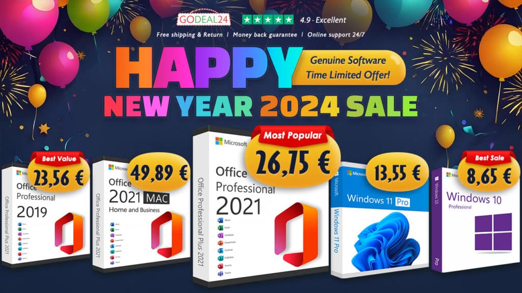 Κλειδιά Windows και Office, New Year sale: Αποκτήστε Office 2021 για πάντα με 26.75€