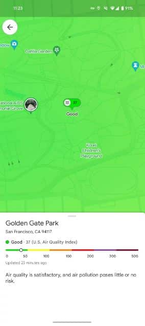 Google Maps, Google Maps: To app για Android θα δείχνει καιρό και ποιότητα αέρα