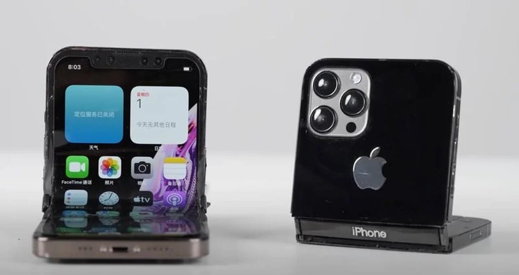 foldable iPhone, Η Apple κατασκευάζει δύο πρωτότυπα clamshell foldable iPhone