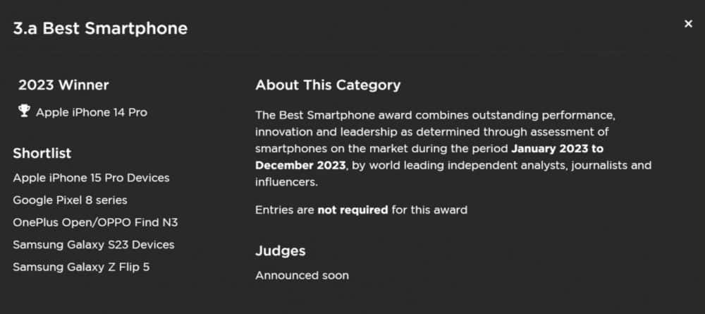 MWC 2024, ΜWC 2024: Ανακοινώθηκαν οι υποψήφιοι – Ποιο ήταν το καλύτερο smartphone της χρονιάς;
