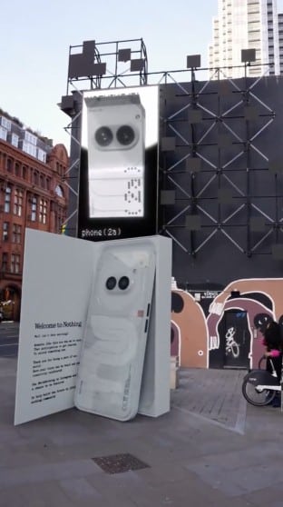 Nothing Phone (2a), Nothing Phone (2a): Μοναδική AR unboxing εμπειρία στο Λονδίνο
