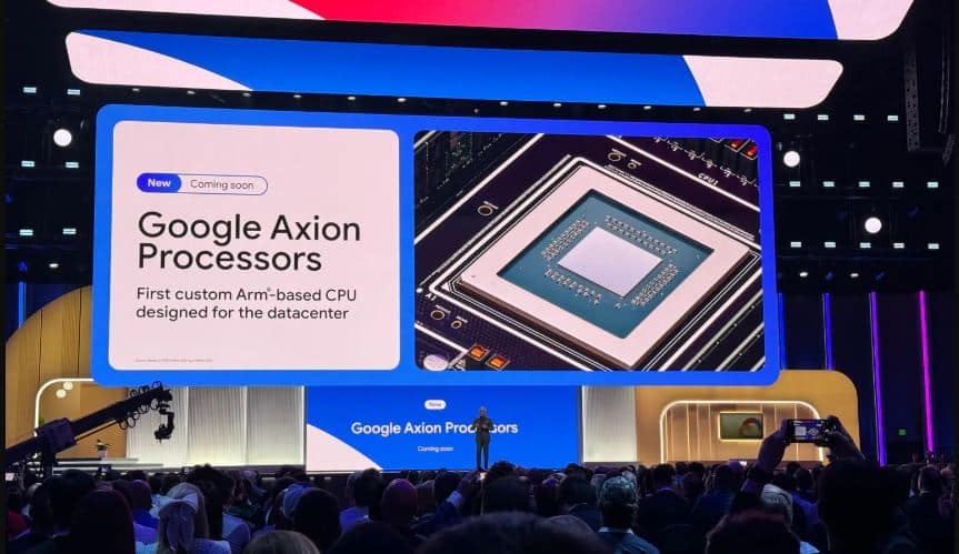Google Axion, Η Google αποκαλύπτει το Axion &#8211; Είναι η πρώτη της CPU βασισμένη σε Arm για κέντρα δεδομένων