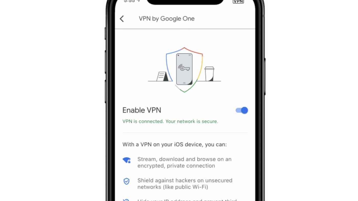 Google One, Google One: Τέλος η υπηρεσία VPN αργότερα φέτος