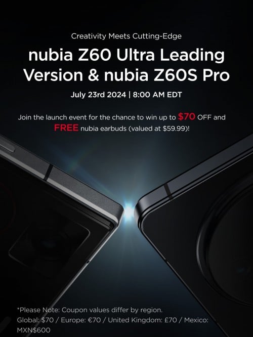 Nubia Z60 Ultra Leading Version, Nubia Z60 Ultra Leading Version και Z60S Pro: Αυτή είναι η ημερομηνία λανσαρίσματος