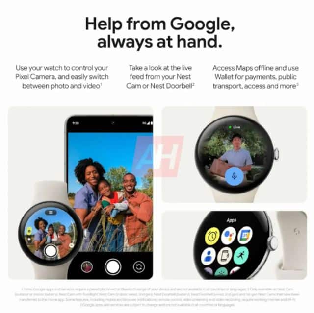 Google Pixel Watch 3, Google Pixel Watch 3: Αυτές είναι οι βασικές προδιαγραφές και τα μεγέθη