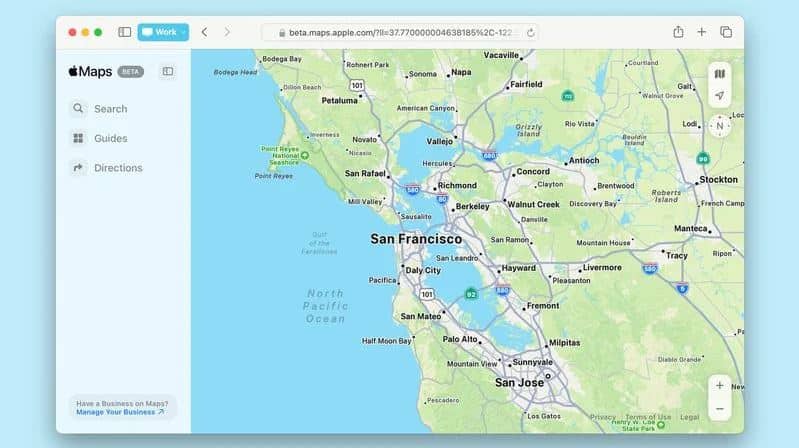 Apple Maps, Apple Maps: Η έκδοση για Web υποστηρίζει πλέον το Firefox