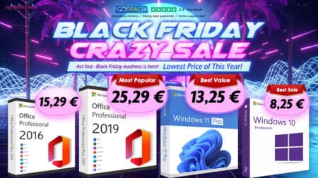 Black Friday Microsoft Sale: Αποκτήστε κλειδί Office Pro Key με μόνο 15.29€