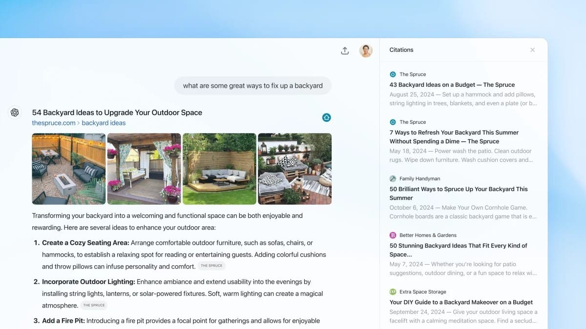 ChatGPT Search, ChatGPT Search: Διαθέσιμη η μηχανή αναζήτησης της OpenAI – Η Google απέκτησε σοβαρό ανταγωνιστή
