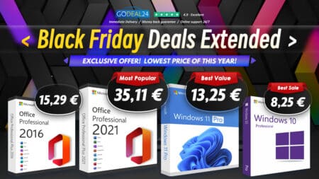 Επέκταση Προσφορών Black Friday: Αποκτήστε Microsoft Office Suites μόνο με 15,29€