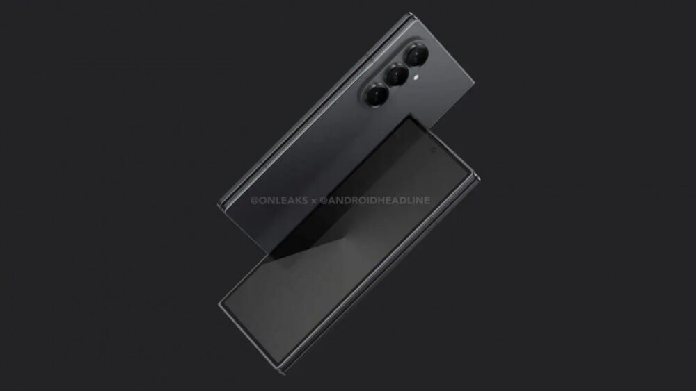 Samsung Galaxy z fold7, Samsung Galaxy Z Fold7: Renders δείχνουν ότι είναι πιο λεπτό από το Z Fold6