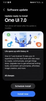 Samsung Galaxy S23, Samsung Galaxy S23: Η σειρά αναβαθμίζεται επιτέλους σε One UI 7