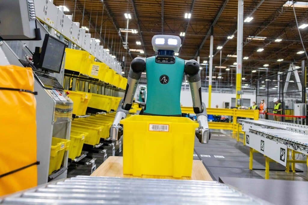 Amazon Vulcan, Η Amazon δημιούργησε ρομπότ που… νιώθει και αγγίζει σαν άνθρωπος