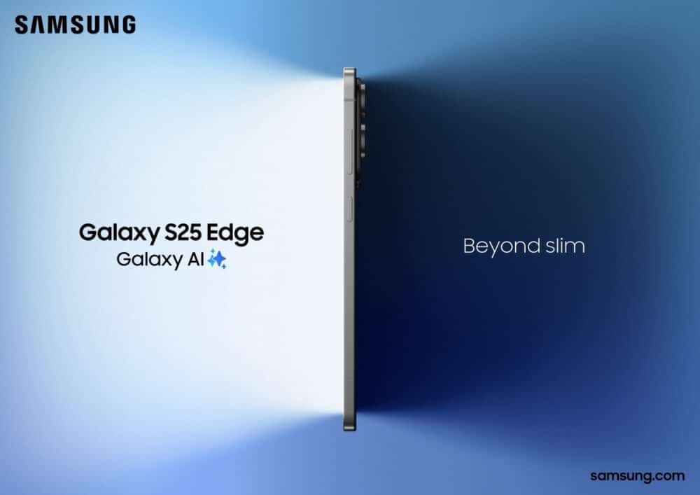 Samsung Galaxy S25 Edge, Samsung Galaxy S25 Edge: Επίσημο με πάχος 5,8 χιλιοστά και μπαταρία 3.900 mAh