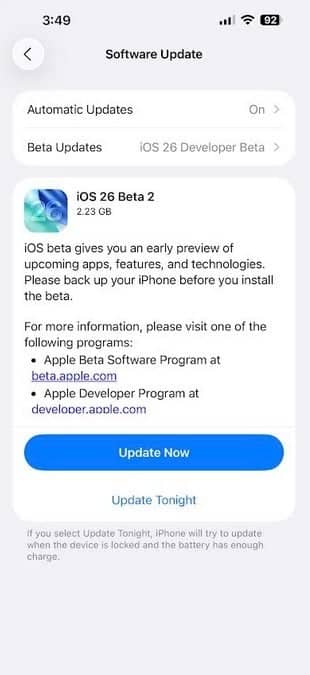 iPhone 17 Air, Apple iOS 26 Developer Beta 2: Νέες λειτουργίες και αποκαλύψεις για το iPhone 17 Air