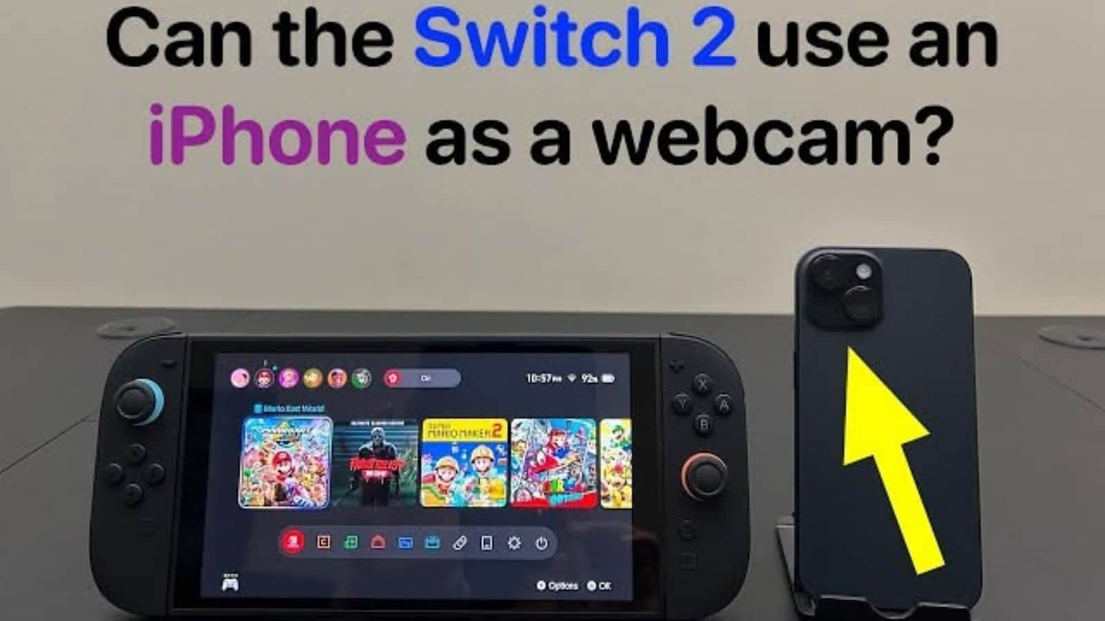 nintendo switch 2 iphone webcam