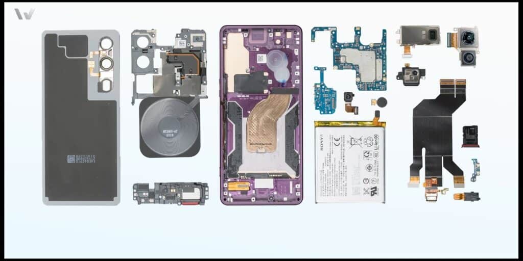 Sony Xperia 1 VII, Sony Xperia 1 VII: Βίντεο αποσυναρμολόγησης δείχνει τις διαφορές στο εσωτερικό του από το προηγούμενο μοντέλο