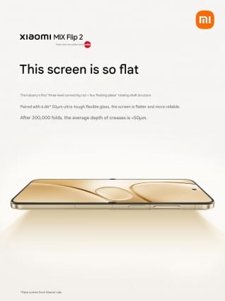 Xiaomi Mix Flip 2, Xiaomi Mix Flip 2: Teasers αποκαλύπτουν σχεδιασμό και βασικά χαρακτηριστικά