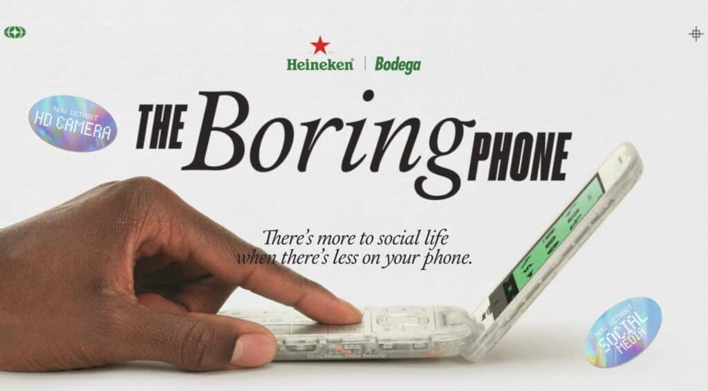 The Boring Mode Heineken, «The Boring Mode»: Μια εφαρμογή που μας θυμίζει να ζούμε τη στιγμή με λιγότερα στο κινητό