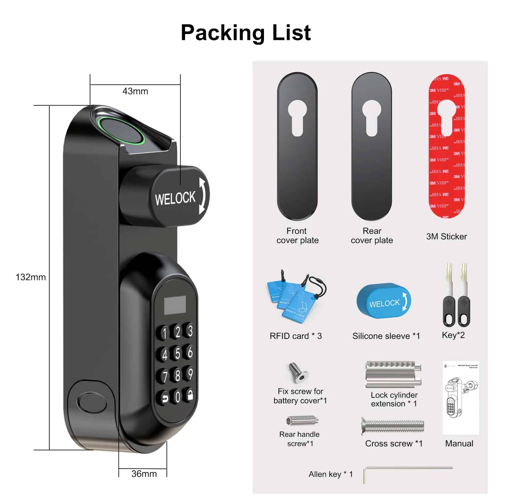WELOCK Smart Lock U81