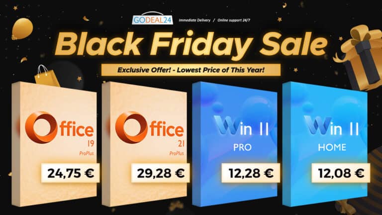 Προσφορές Black Friday: Αποκτήστε Office 2021 Pro με 29,28€!
