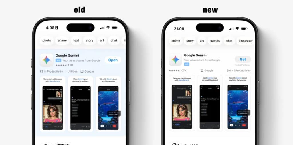 App Store &delta;&iota;&alpha;&phi;&eta;&mu;ί&sigma;&epsilon;&iota;&sigmaf;