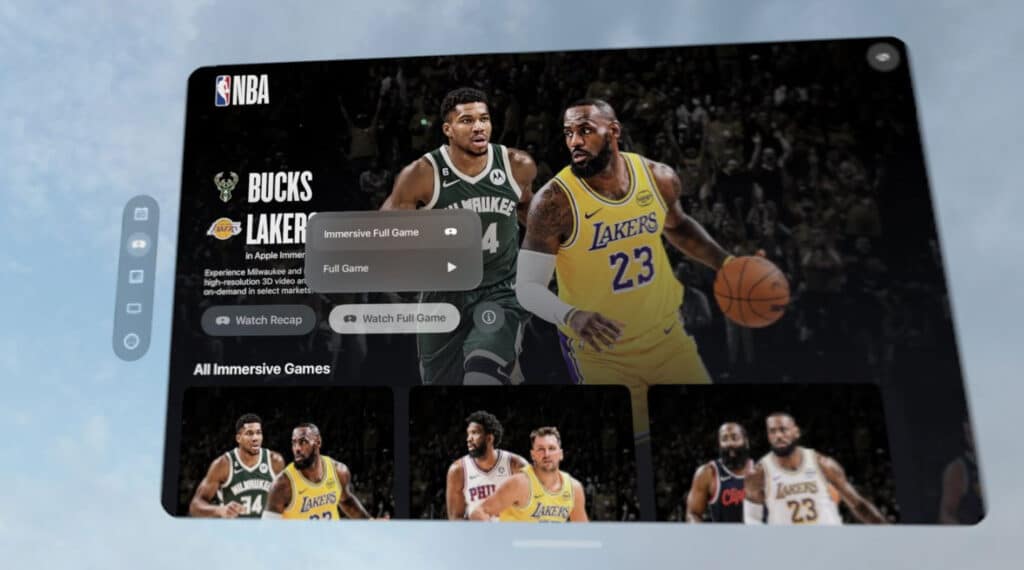 Apple Immersive NBA