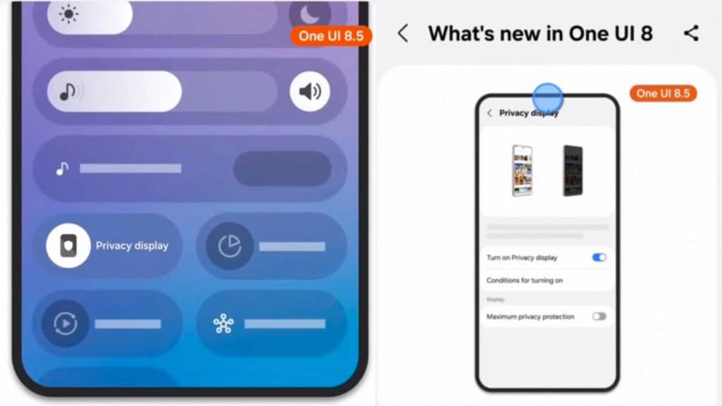 Galaxy S26 Ultra Privacy Display