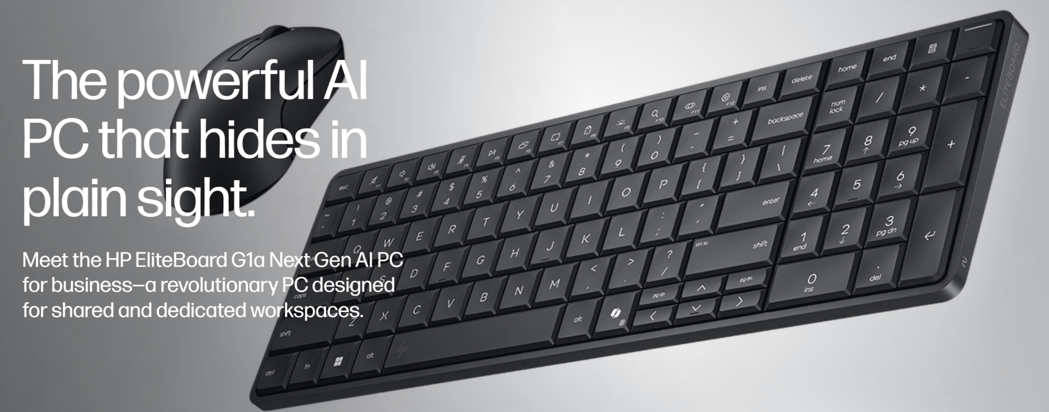 HP EliteBoard G1a: Keyboard που είναι κανονικό PC με Windows