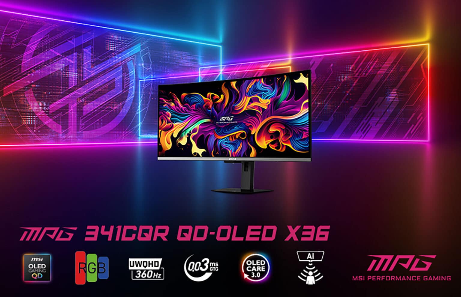 MSI Gaming QD OLED 360Hz AI CES 2026 Techblog Gr MSI ???? Gaming ?????? QD OLED 1536x991 