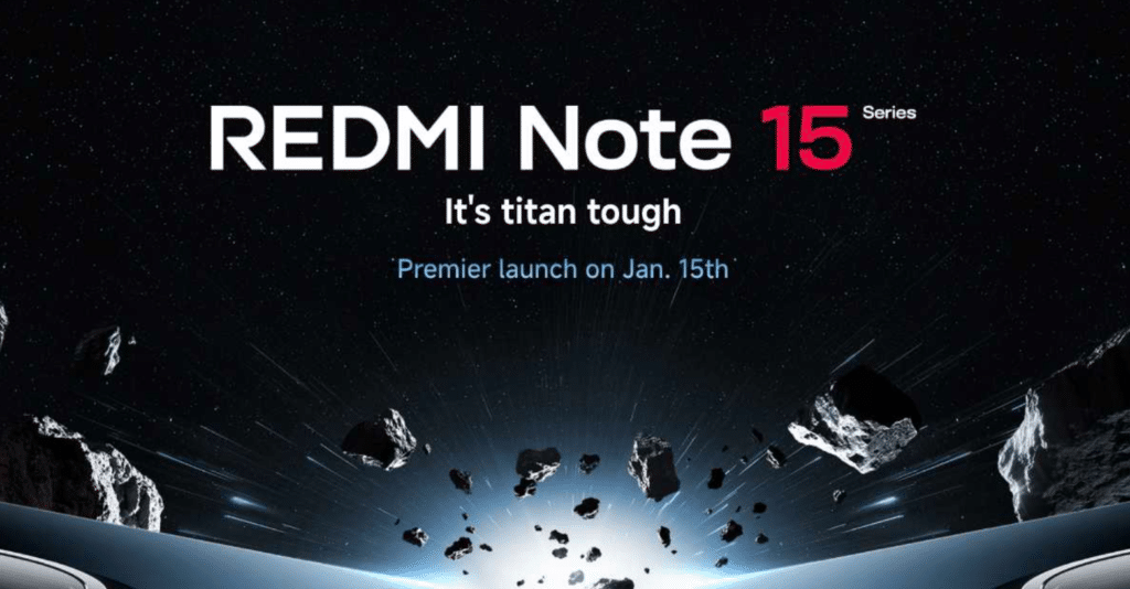 Redmi Note 15 global launch date