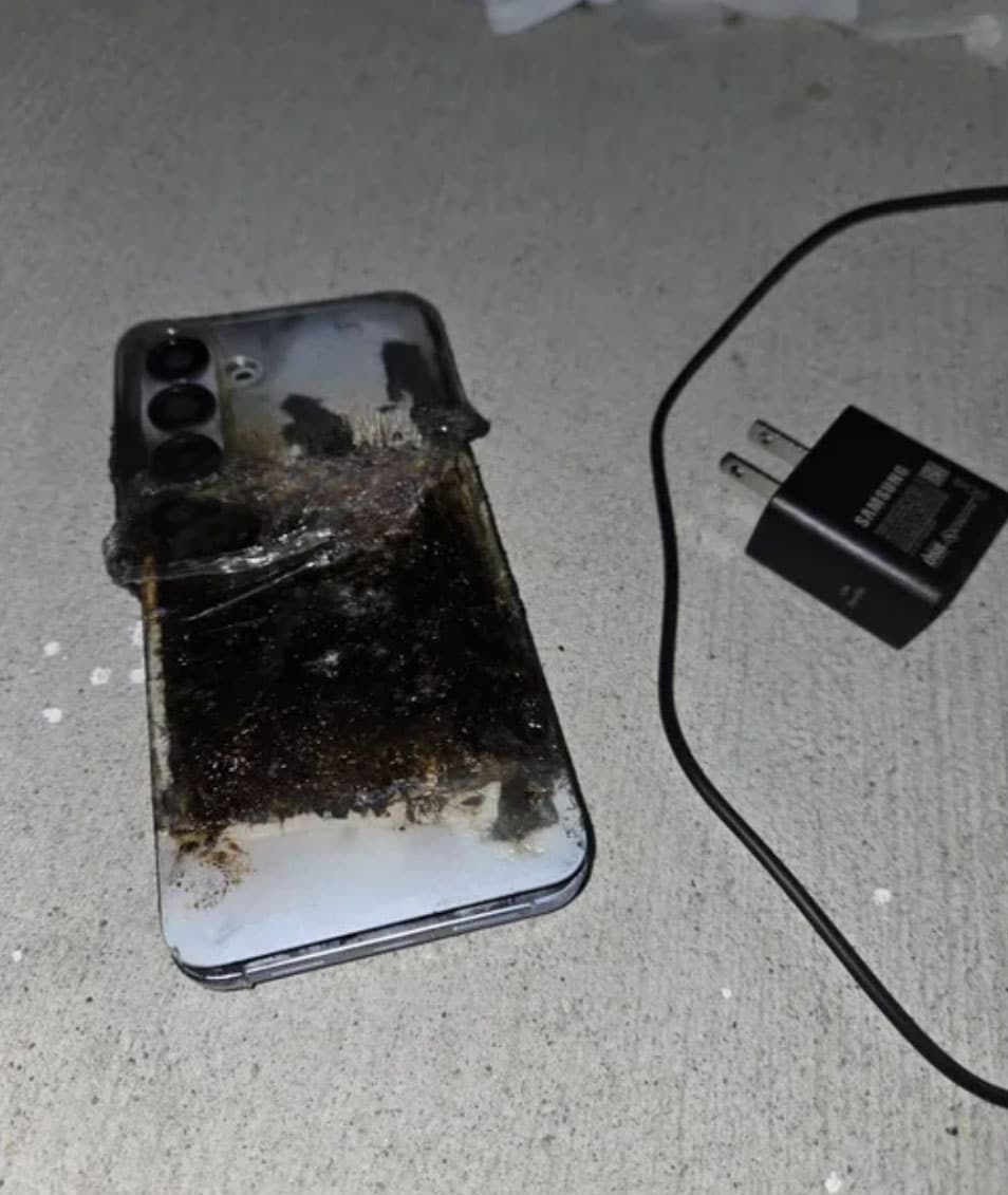 Samsung Galaxy S25+ exploded