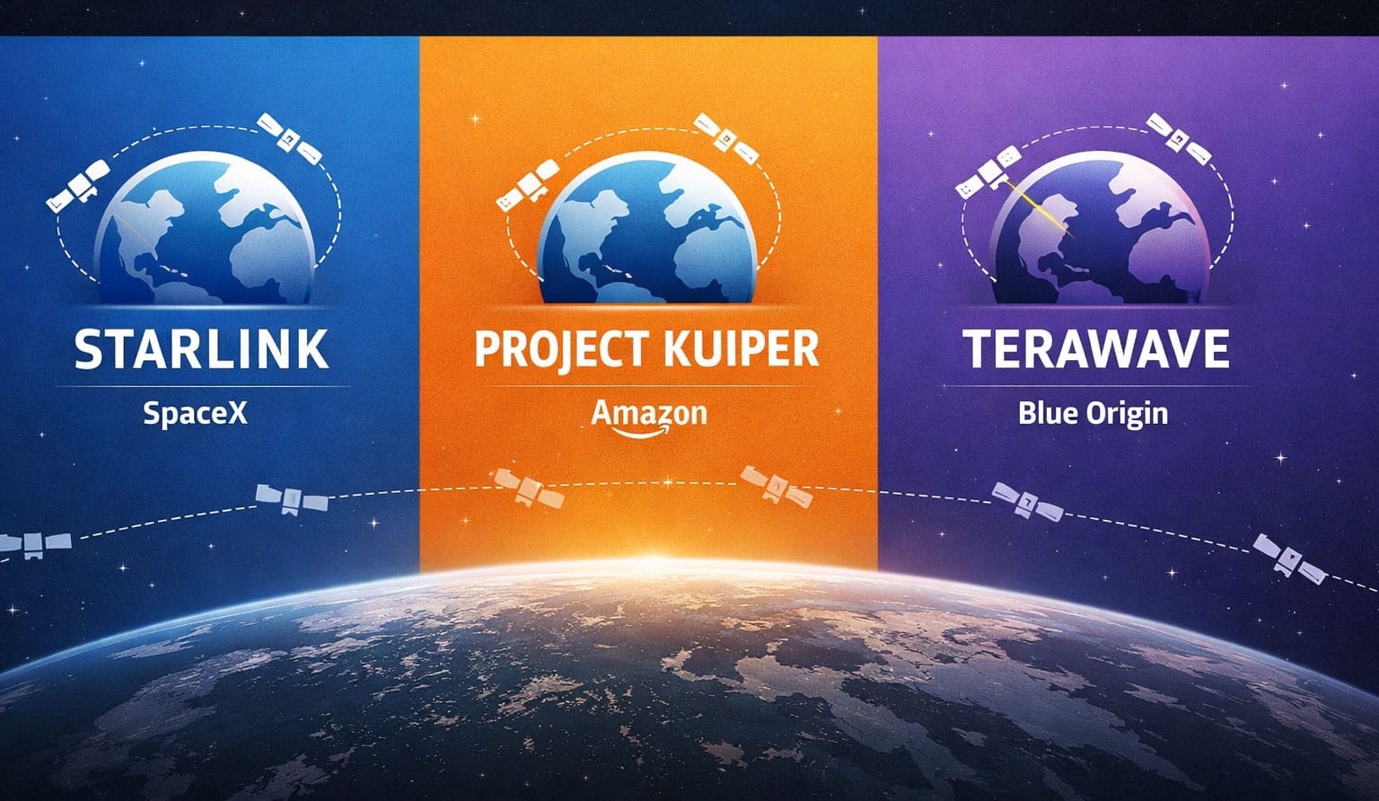 Starlink - Kuiper - Terawave