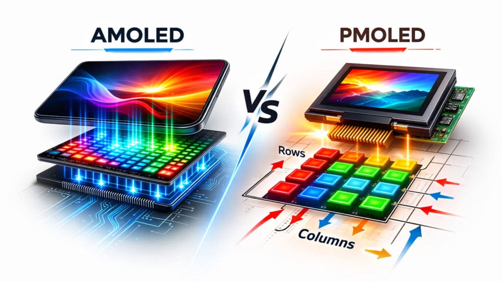 AMOLED vs PMOLED