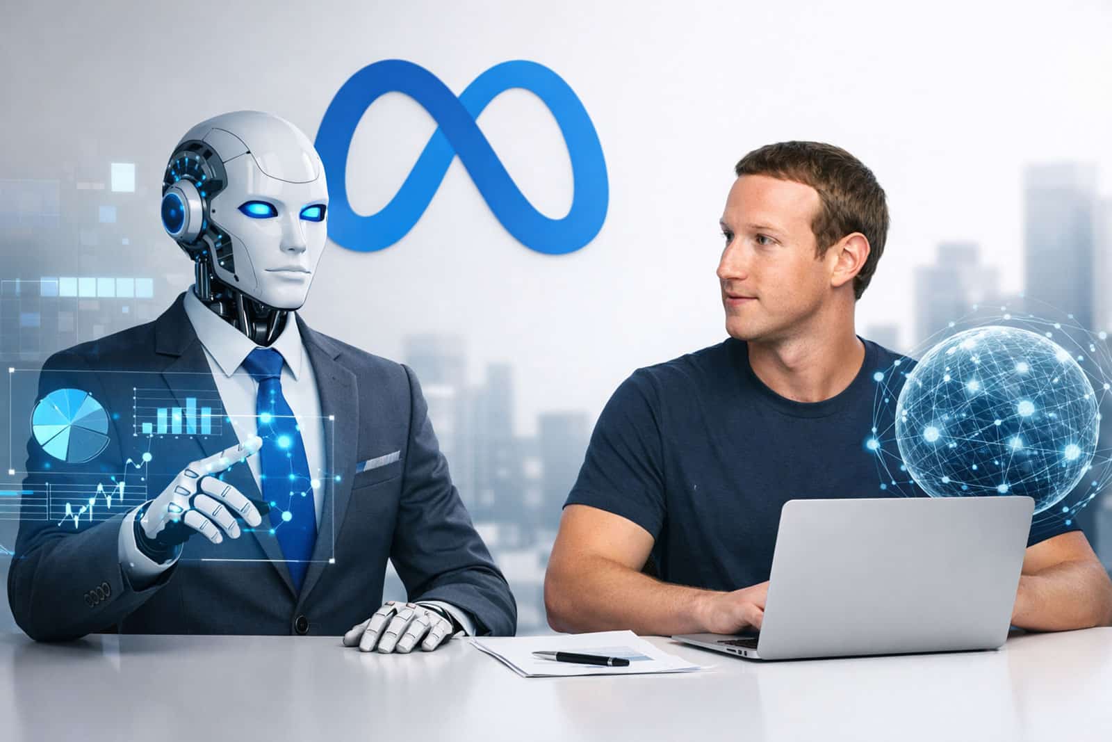 Mark Zuckerberg creates AI agent CEO