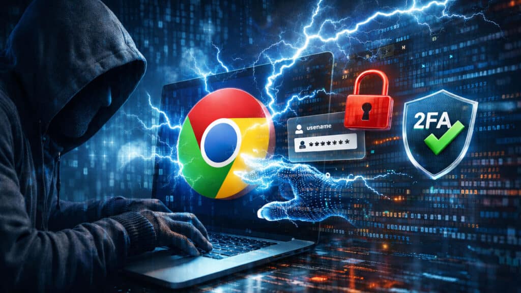 Hacker stealing login information