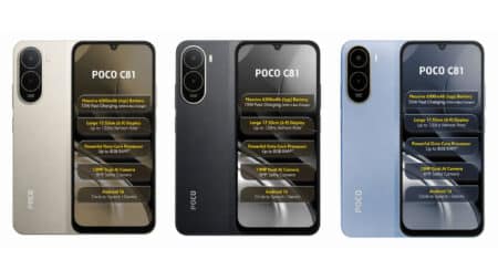 Poco C81 και C81x: Οθόνες 120Hz και μπαταρία 6.300 mAh από 110€ [Ινδία]
