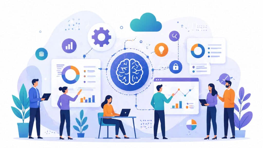 Teamwork in data analytics workspace