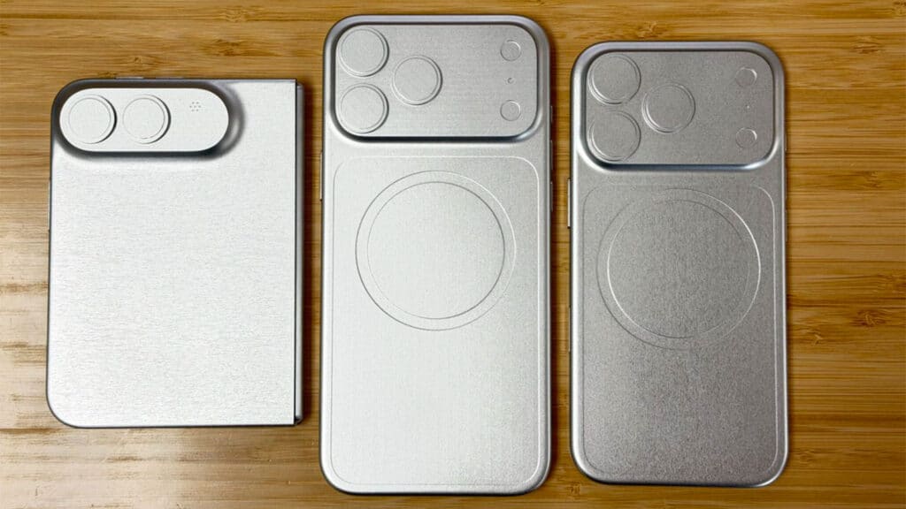 iPhone Fold iPhone 18 Pro Max iPhone 18 Pro dummies