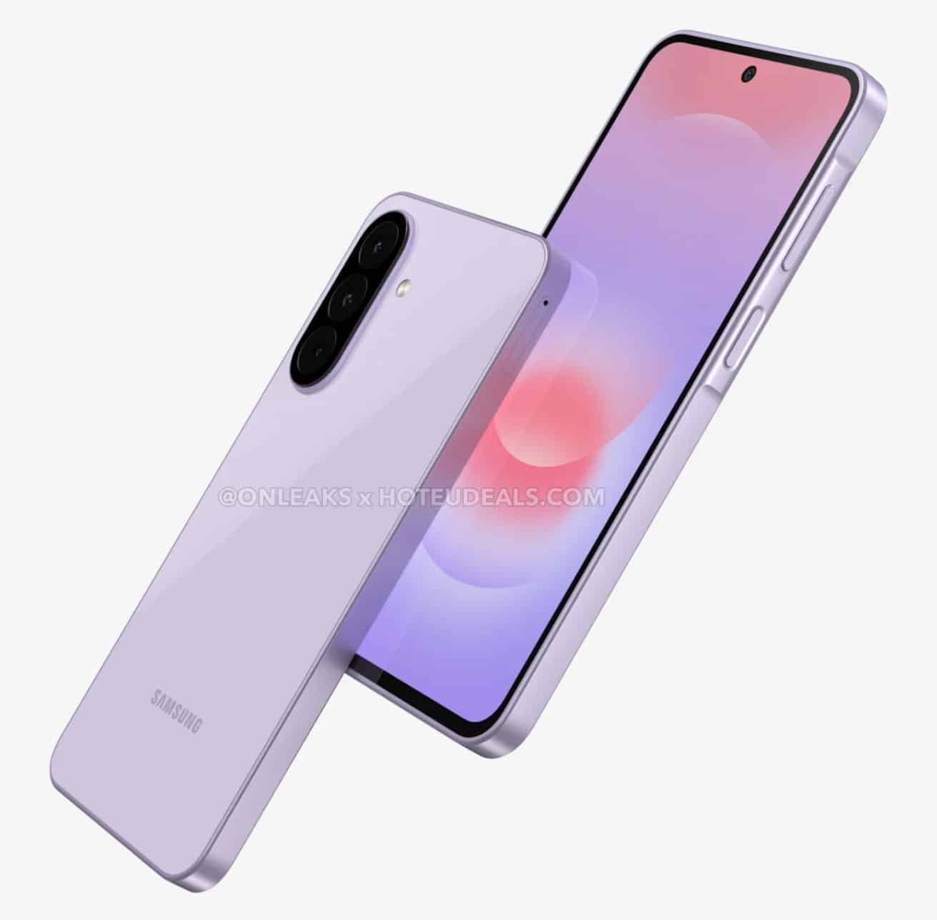 Samsung Galaxy A27 3D CAD renders