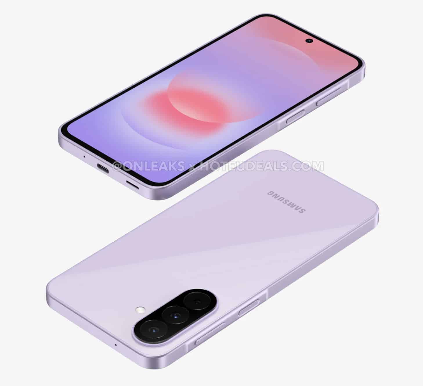 Samsung Galaxy A27 3D CAD renders