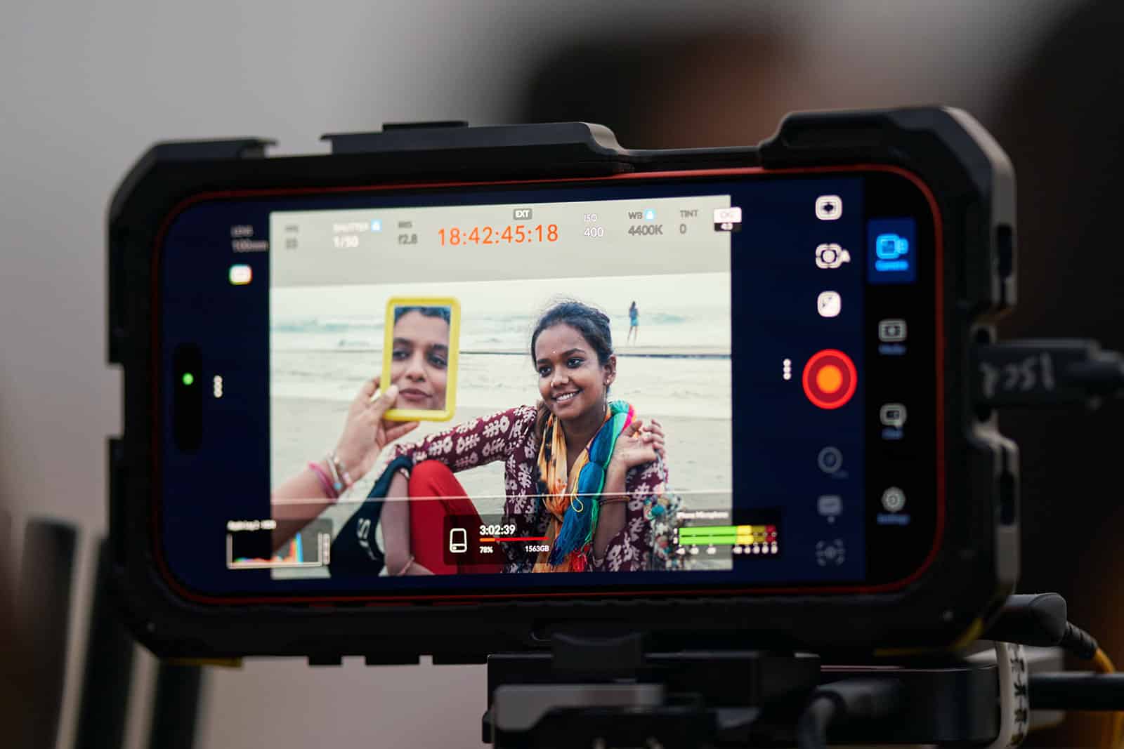 Apple MAMI Select Filmed on iPhone behind the camera