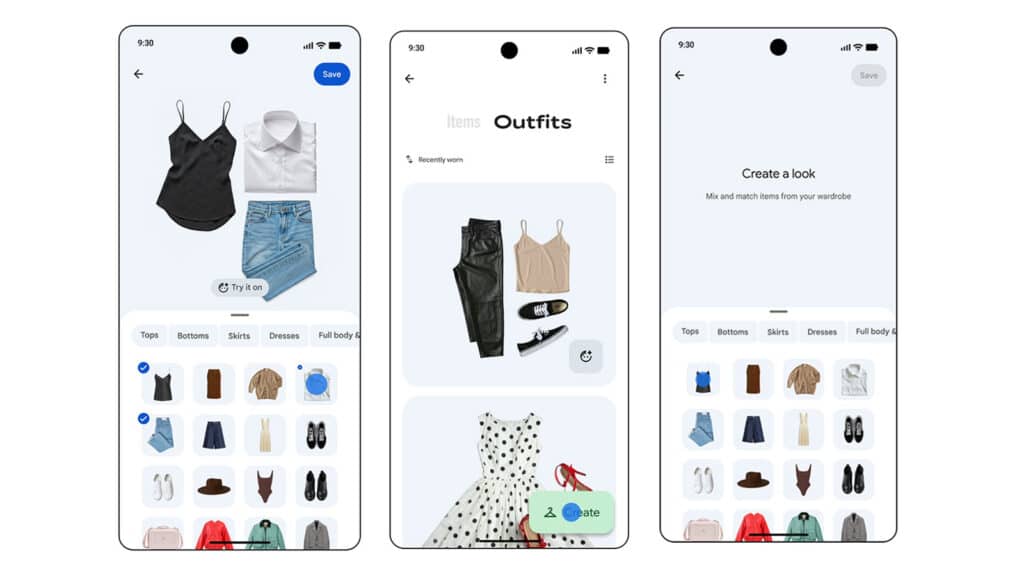 Google Photos Wardrobe