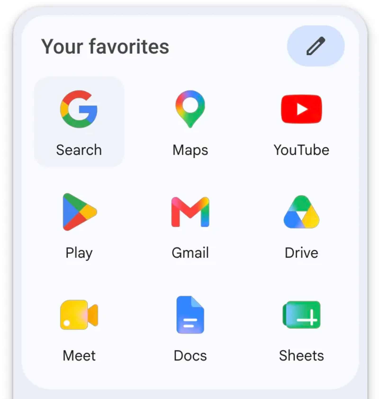 Google new gradient icons