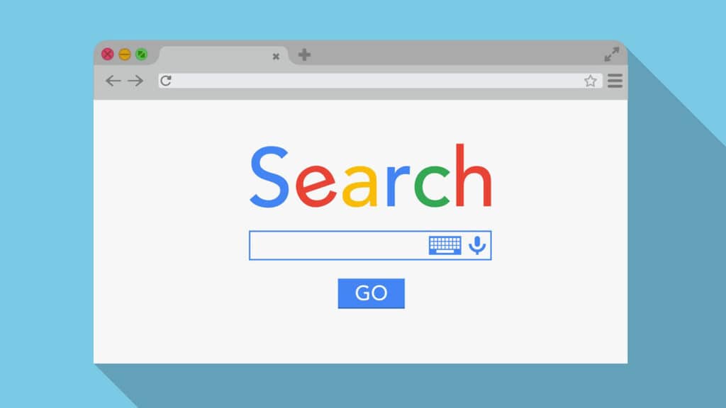 Google search screen