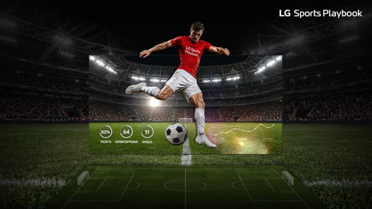 LG Sports Playbook: Στατιστικά αγώνων live στην τηλεόρασή σου LG